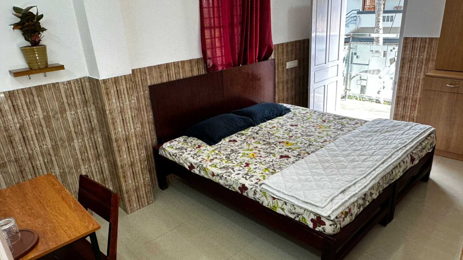 Air Conditioned Bedroom in Service Apartment Near KIMS Trivandrum